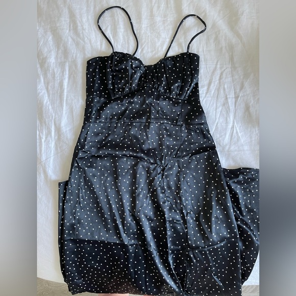 Zara dotted midi corset dress - Picture 2 of 2